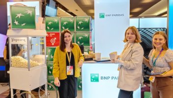 BNP Paribas popcorn na ATD 2022  w Warszawie